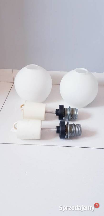 Zestaw szklanych ozdobnych kloszy Dąbrowa Górnicza