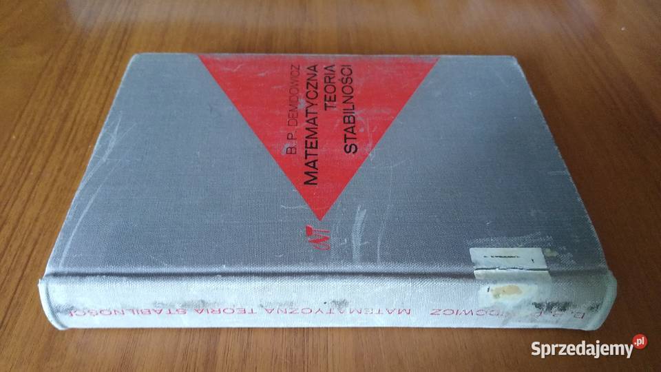 Matematyczna teoria stabilności B P Demidowicz Gdańsk