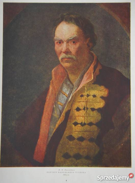Iwan Nikitin portret Hetmana 1720 r reprodukcja sprzedam