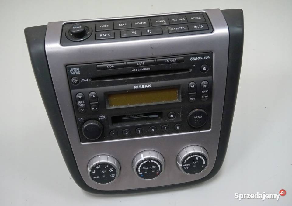 PANEL NAWIGACJI RADIOODTWARZACZ NISSAN MURANO osobowe Nowy Tomyśl