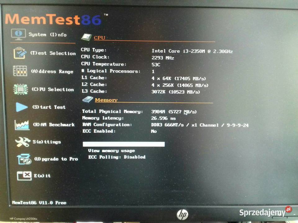 Micron DDR3 4GB PC3L12800S SODIMM 135V 1600MHz Bydgoszcz