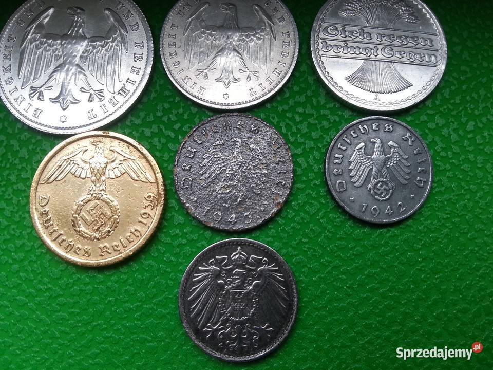 Monety Niemieckie Reich Marki Pfennig Lipiany