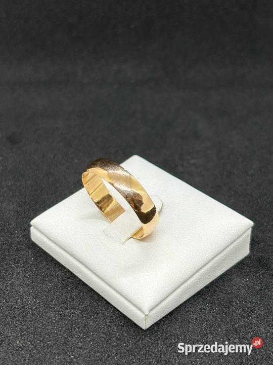 Złota obrączka pr 585 301g Rozmiar 30 złoto Obrączki Elbląg