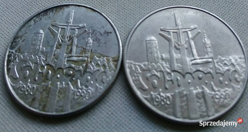 POLSKA 10 000 1990 r XCuNi SOLIDARNOŚĆ Legionowo