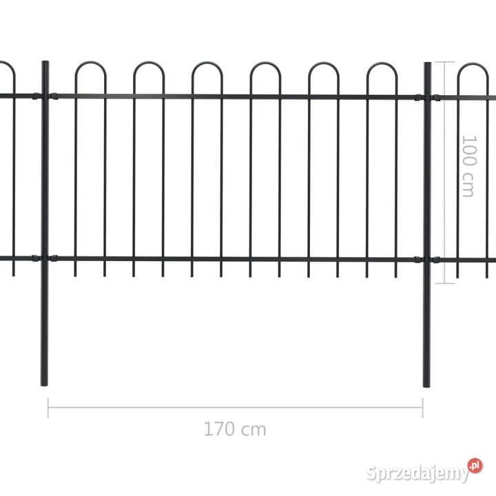 vidaXL Ogrodzenie z zaokrąglonymi końcami277663 Spalinowe mazowieckie