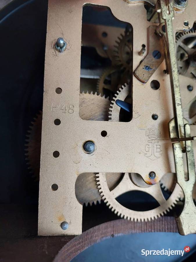 Stary zegar ścienny gabinetowy GB Gustav Becker Tczew sprzedam