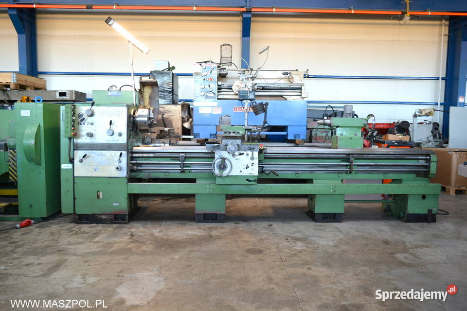 Tokarka TUR 710 x 3000 mm z czytnikami SONY STAN Głowno