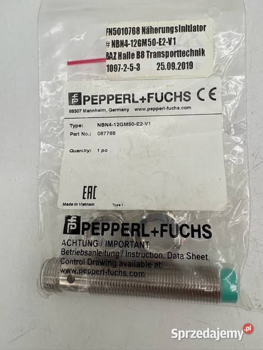 Pepperl Fuchs NBN412GM50E2V1 087768 Czujnik Warszawa
