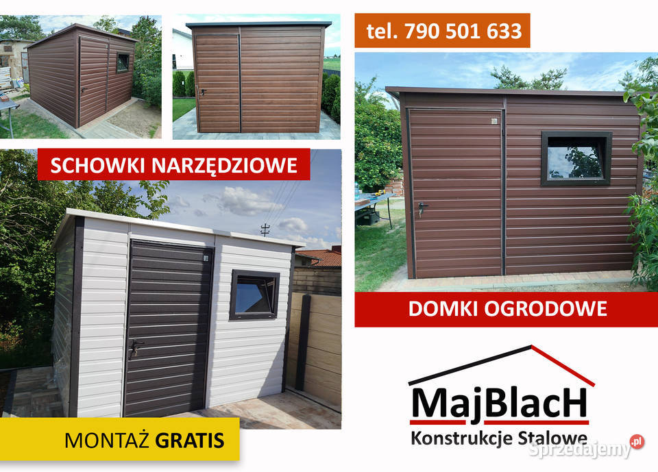 Blaszak GARAŻ BLASZANY Domek Ogrodowy SCHOWEK łódzkie Bełchatów sprzedam