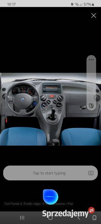 Samochód osobowy Fiat Panda7 nieuszkodzony