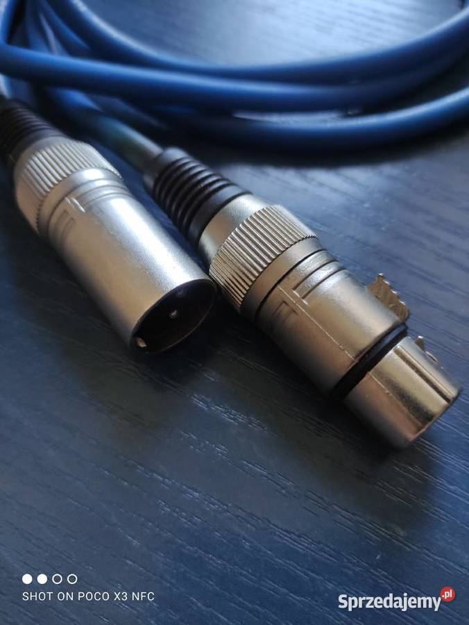 Kabel mikrofonowy XLR 2m Made in Italy mazowieckie Piaseczno