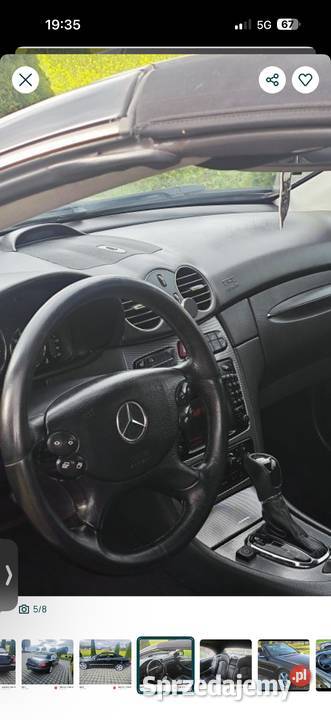 Mercedes clk W209 cabrio 26v6 LPG zamiana Tarnów