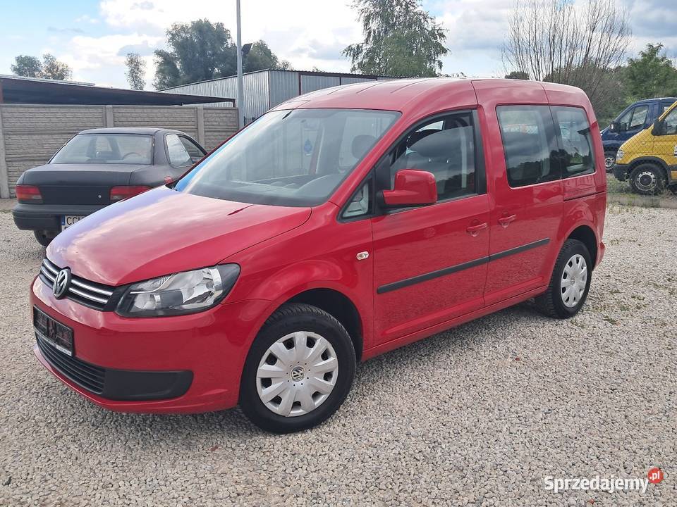 Vw Caddy 7 osób 2012 silnik 16TDI Klimatyzacja Van / Minibus Chełmno