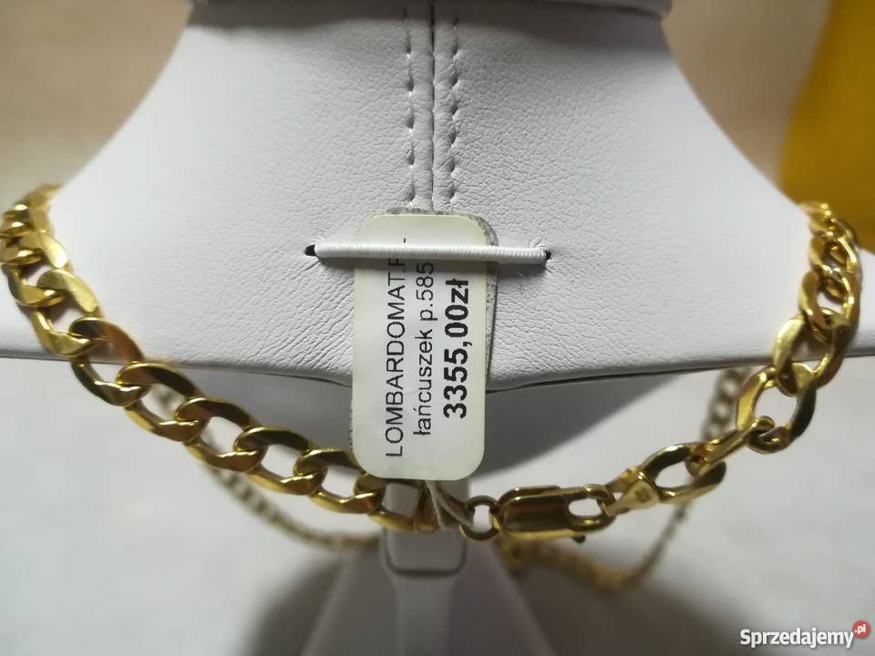 LOMBARDOMAT Łańcuszek złoty p585 1686g 58 warmińsko-mazurskie Giżycko