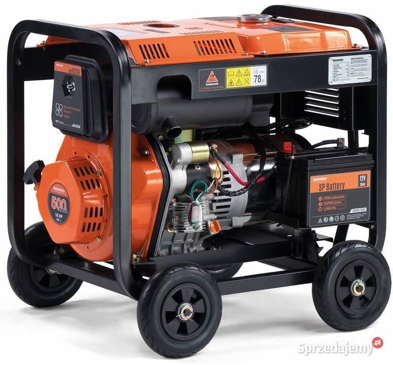DAEWOO DDAE 9000DXE3 DIESEL AGREGAT GENERATOR Agregaty prądotwórcze Opalenica sprzedam