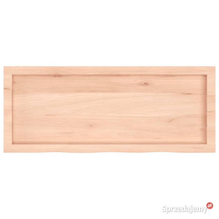 Półka 100x40x24 surowe lite drewno dębowe mazowieckie