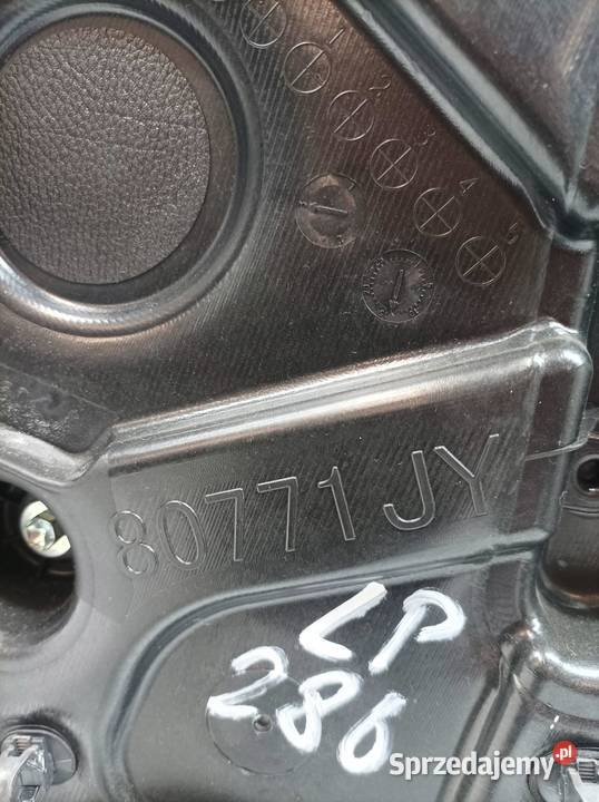 MECHANIZM SZYBY LEWY PRZÓD 80771JY Renault Rok produkcji 2010