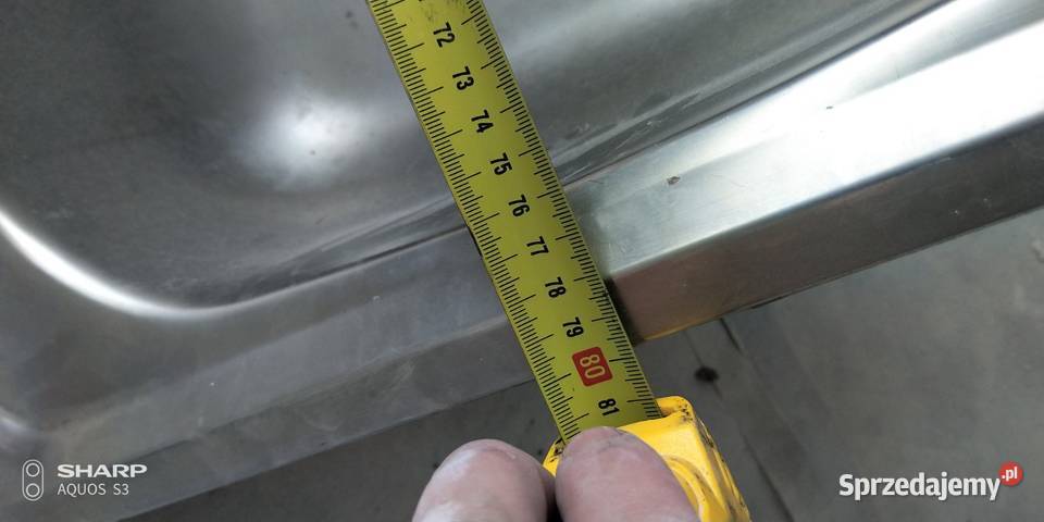 Zlewozmywak nierdzewny Alu dwukomorowy Łódź