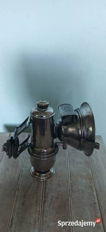 Stara lampa rowerowa z lat XX w Kraków