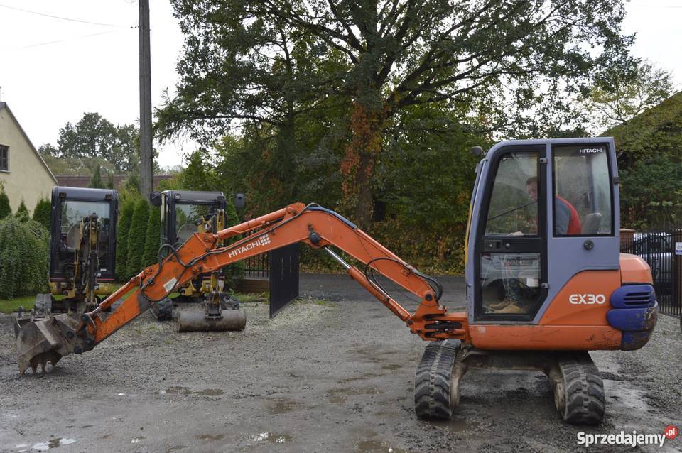 Minikoparka mini koparka HITACHI EX30 Z 2001r 3T