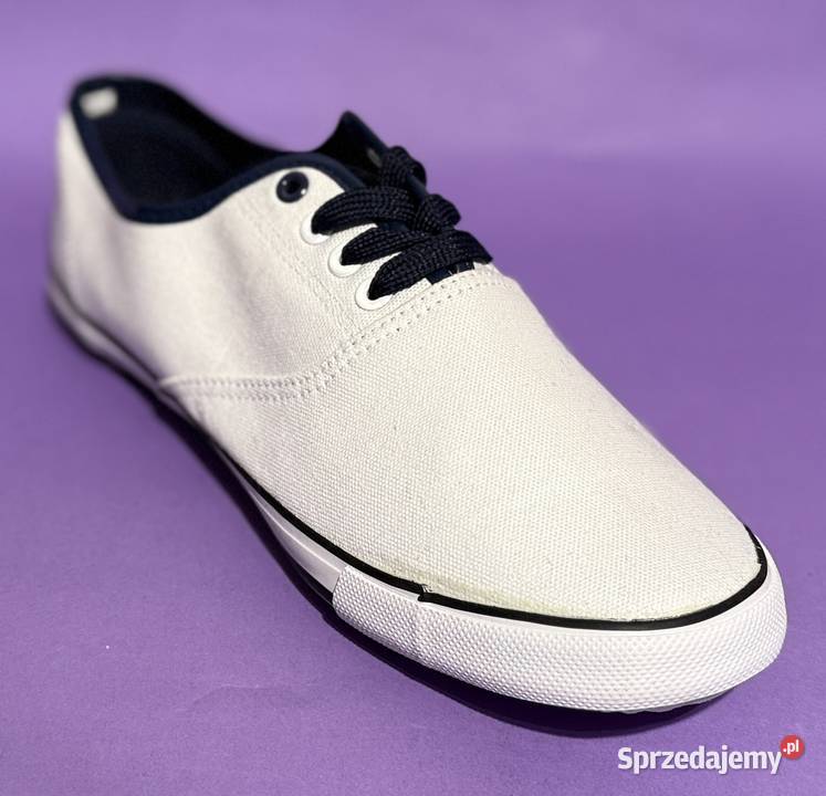 Białe męskie trampki rozmiar 46 28 biały Moda i Styl Żyrardów sprzedam