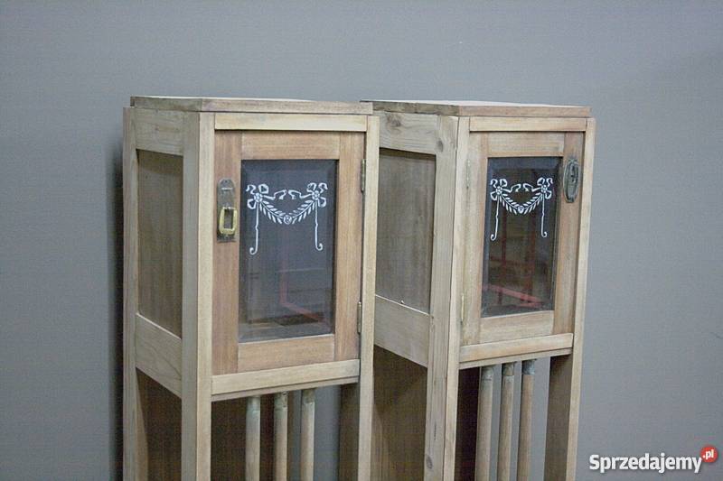 SŁUPKI SECESYJNE OCZYSZCZONE ANTYKI IMPRESJA Radzymin