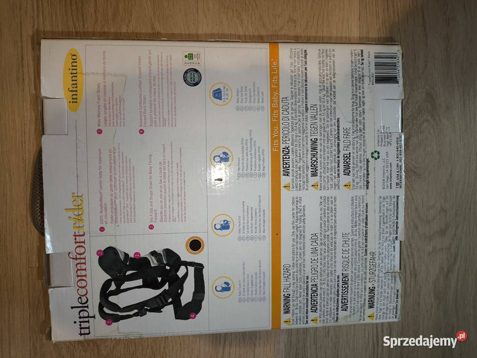 Infantino Nosidełko Triple Comfort Rider 36164 Trzebinia sprzedam