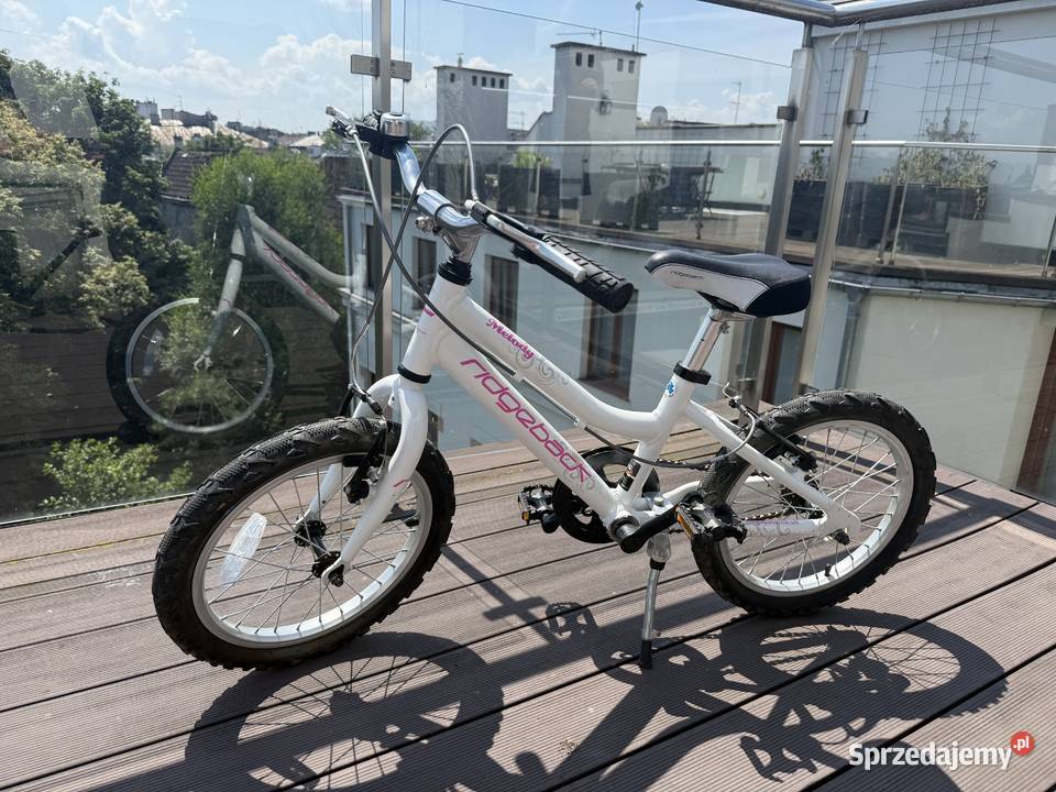 Biały rower dziecięcy aluminiowy lekki małopolskie