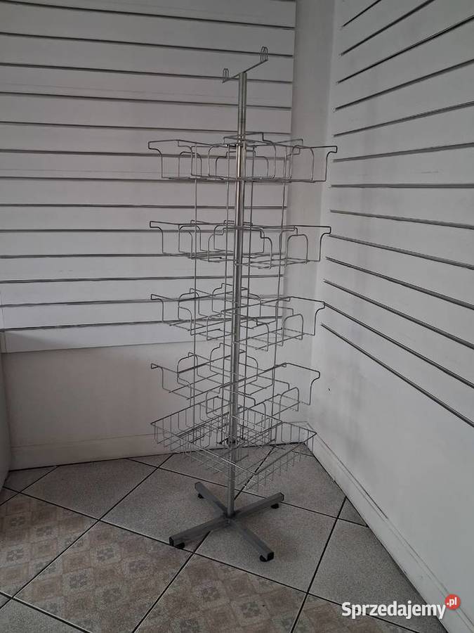 stojak ekspozytor metalowy obrotowy śląskie Cieszyn
