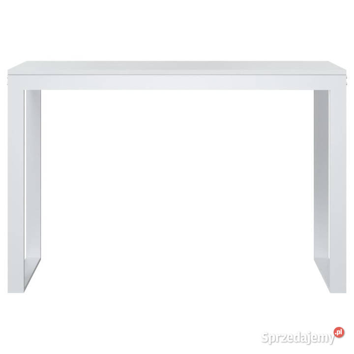 Biurko komputerowe białe 110x60x73 płyta wiórowa Warszawa