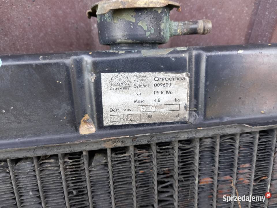 Fiat 125p FSO Polonez chłodnica wody Bukownica