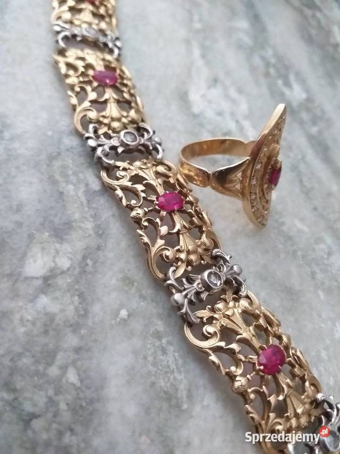 Stara złota bransoleta zachodniopomorskie Szczecin