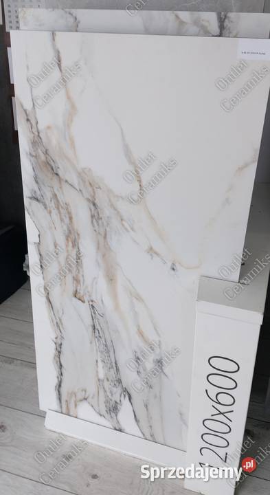 Płytki łazienkowe marmur Calacatta gold 120x60 Ściany i elewacje mazowieckie Radom
