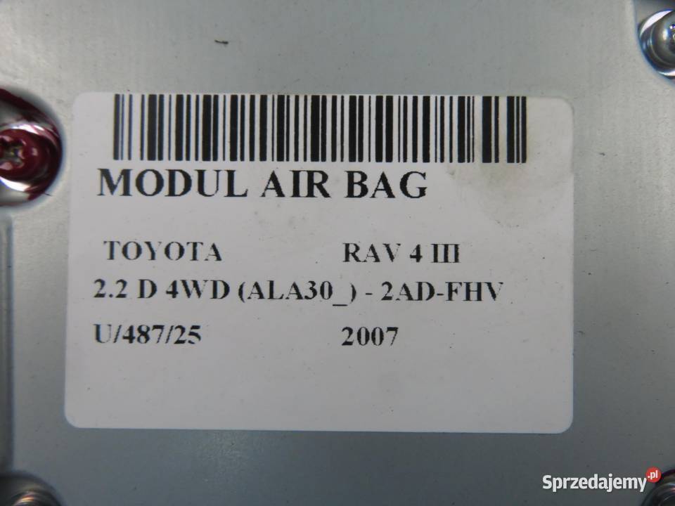 MODUŁ AIRBAG TOYOTA RAV 4 III 8917042201