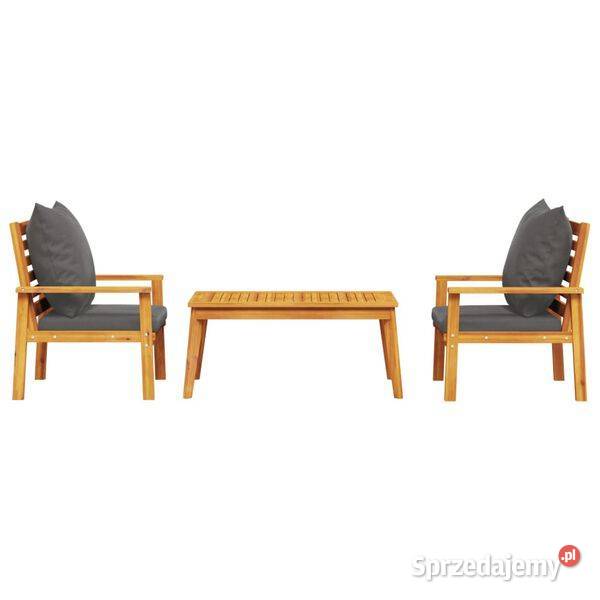 vidaXL 3cz zestaw wypoczynkowy do ogrodu mazowieckie Warszawa