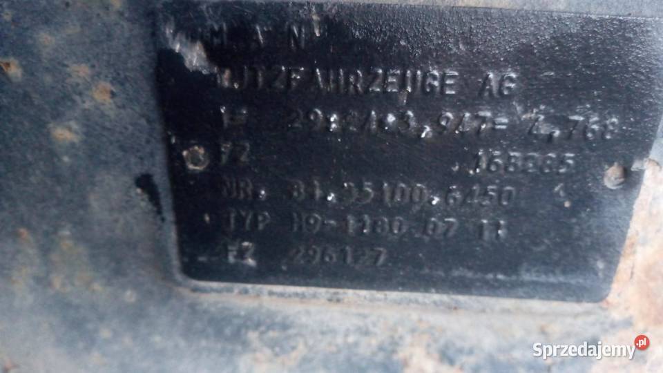MAN F2000 F90 6x4 8x4 H91180 2924 Rzędowice