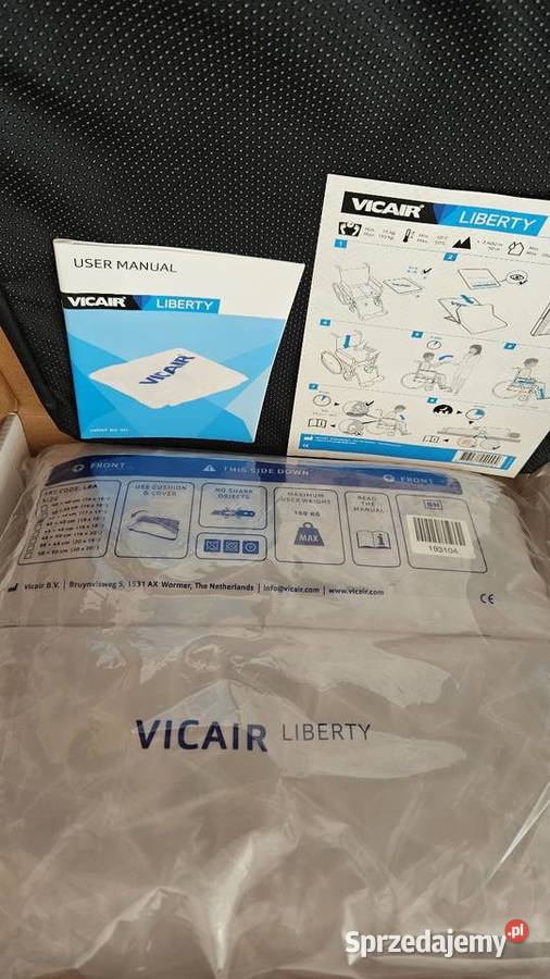 Poduszka VICAIR LIBERTY i pokrowiec małopolskie Kraków