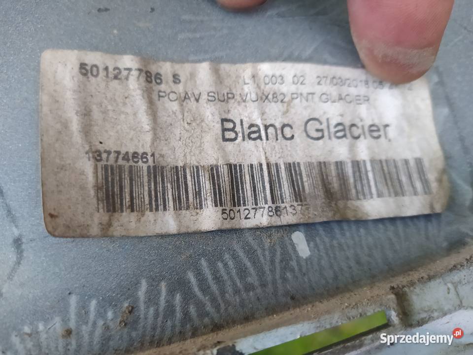 RENAULT TRAFIC III 2014 NAKŁADKA ZDERZAK PRZÓD Dubiecko