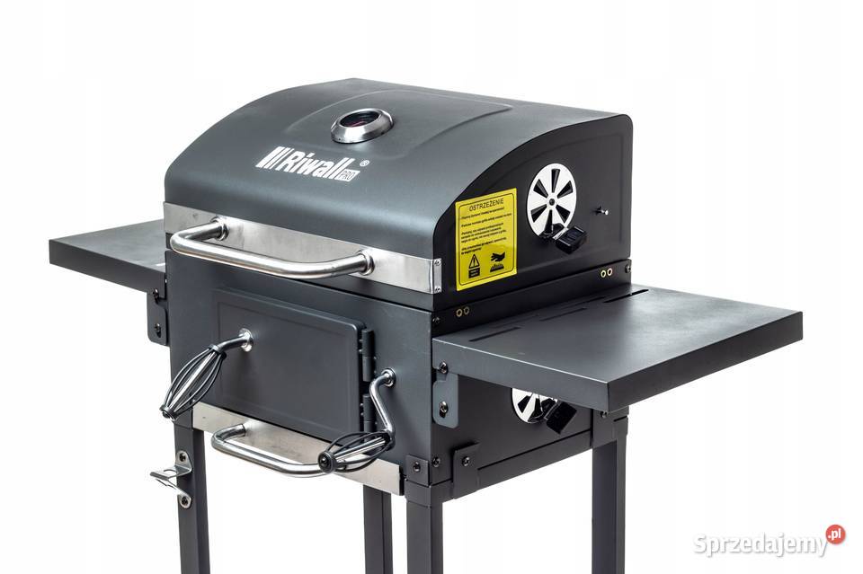 GRILL OGRODOWY WĘGLOWY kobra pokrywa popielnik Warszawa