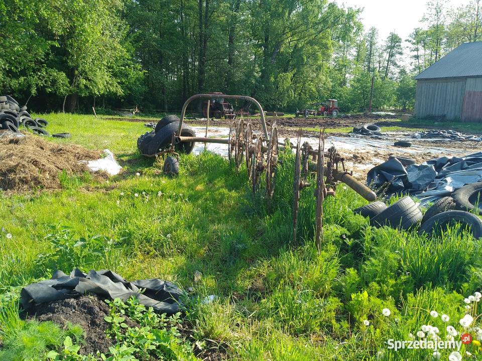 Zgrabiarke rozbijak do trawy 7 karuzelowa Klukowo