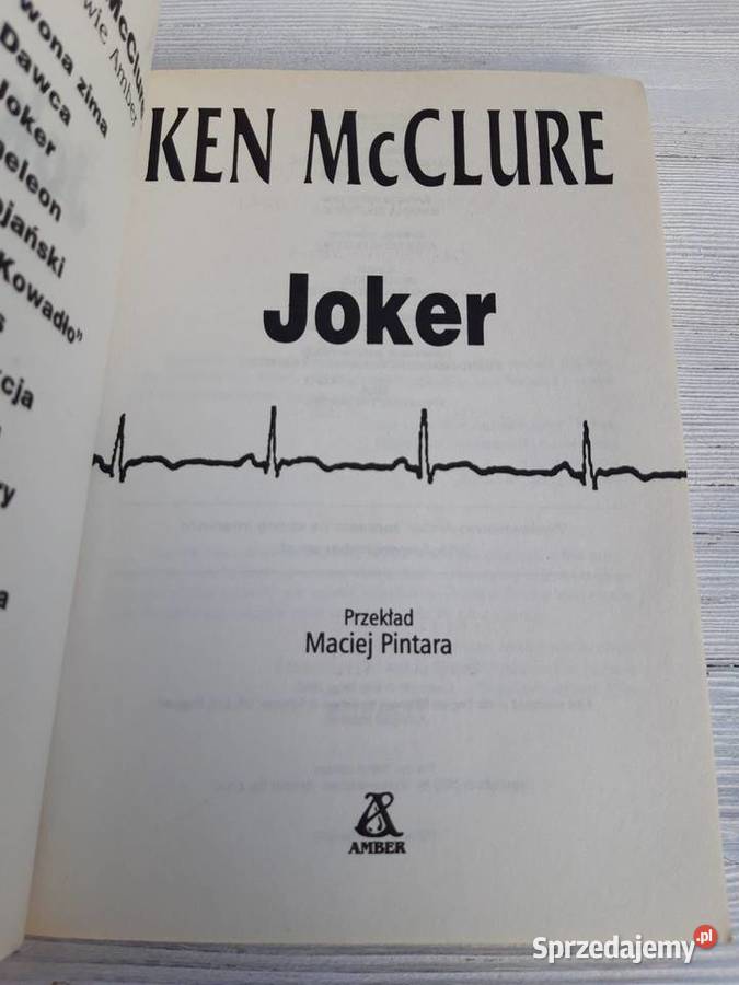 Joker Ken McClure wirus zabójca AMBER 2002 Bielsko-Biała