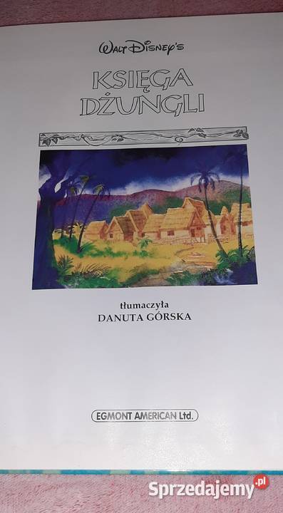 Książka Księga Dżungli Książki dla dzieci Skwierzyna