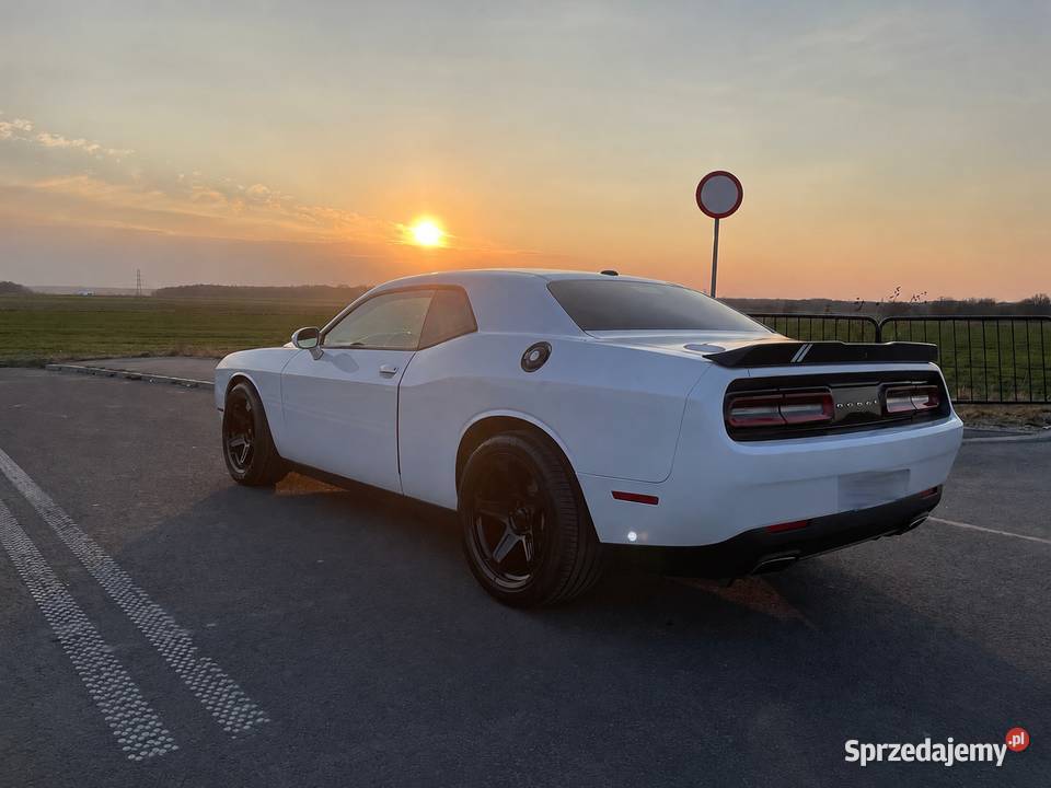 Wynajem samochodu do ślubu Dodge Challenger BMW Gliwice