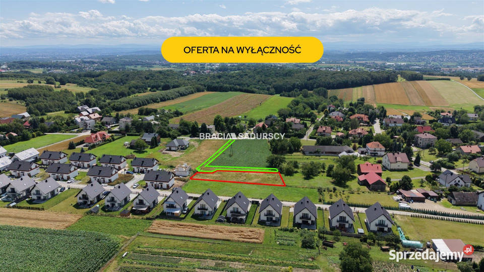 Działka 1412m2 Wielka Wieś Bliźniaków gaz sprzedam