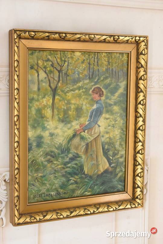 Józef Chełmoński Pejzaż Polskiej Wsi Kobieta z Kraków sprzedam