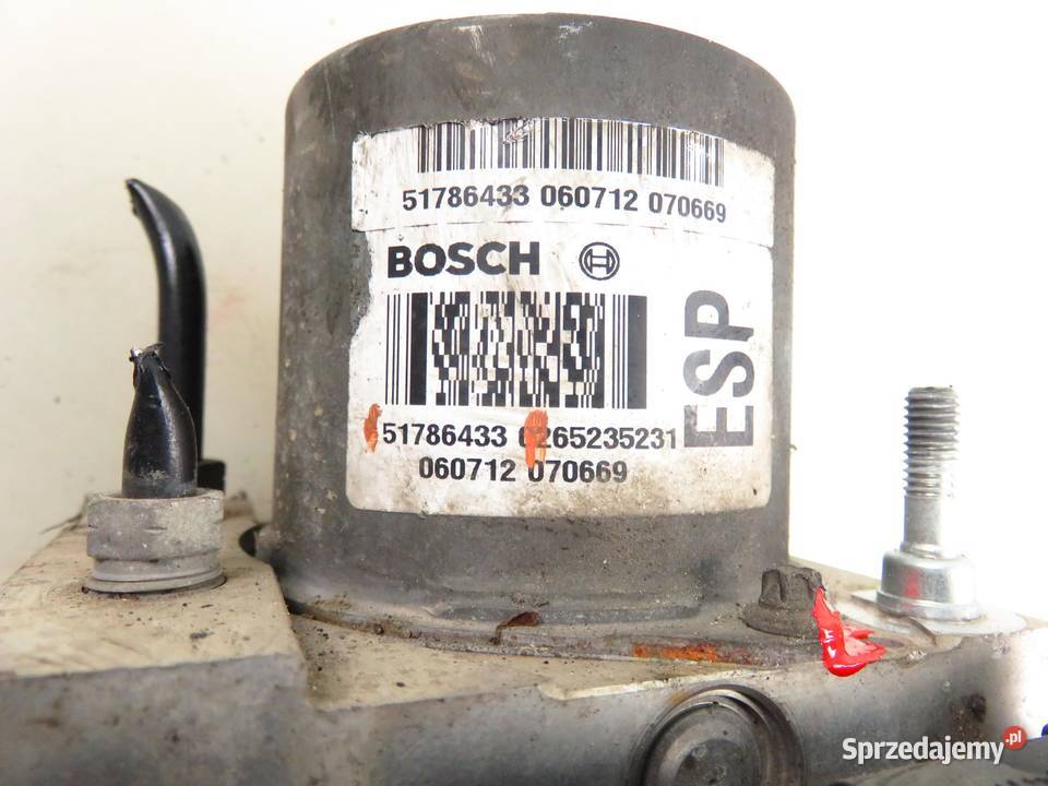 POMPA ABS FIAT GRANDE PUNTO 199 0265950628 małopolskie