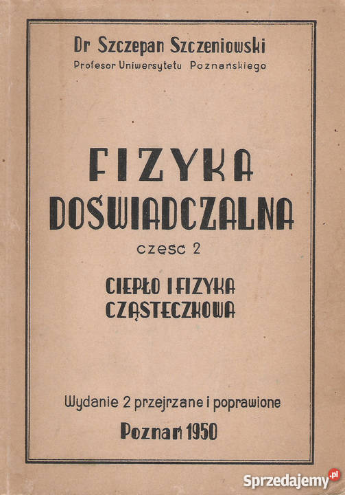 Fizyka doświadczalna Puławy sprzedam
