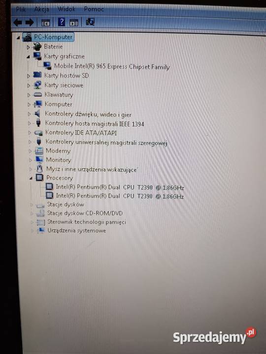 Laptop Toshiba Liczba rdzeni 2 Baćkowice