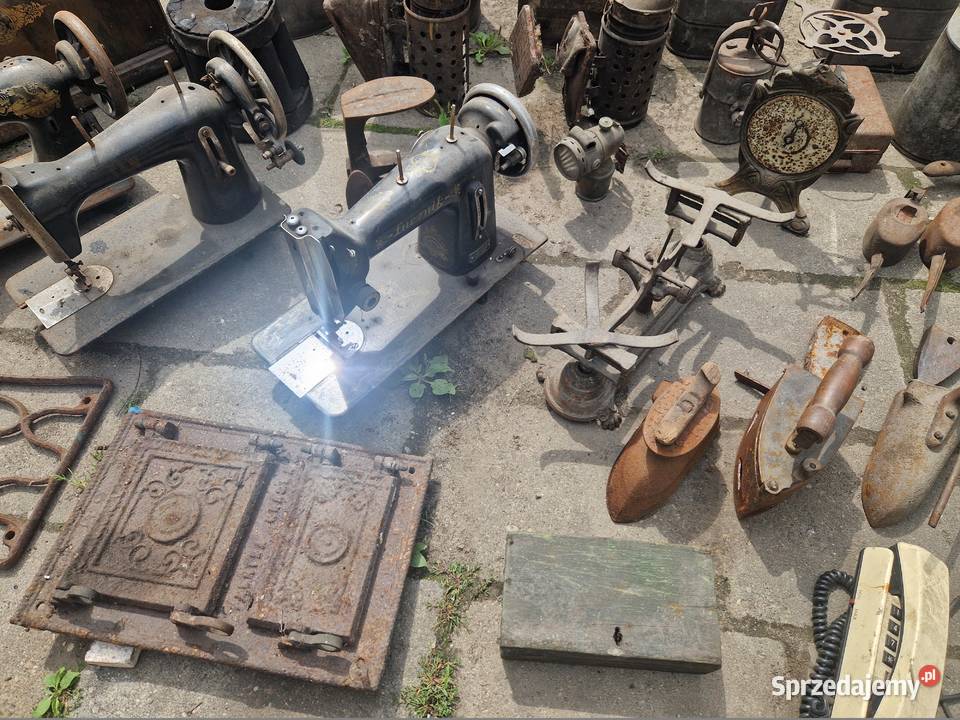 Maszyny do szycia żelazka wagi telefony