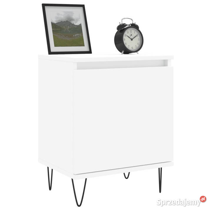 Szafki nocne 2 białe 40x30x50 materiał Warszawa sprzedam